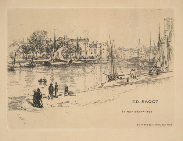 Le vieux port à La Rochelle 1904
