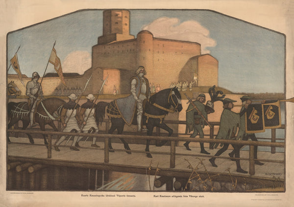 Karl Knutsson departs from Viborg Castle c 1440 1904