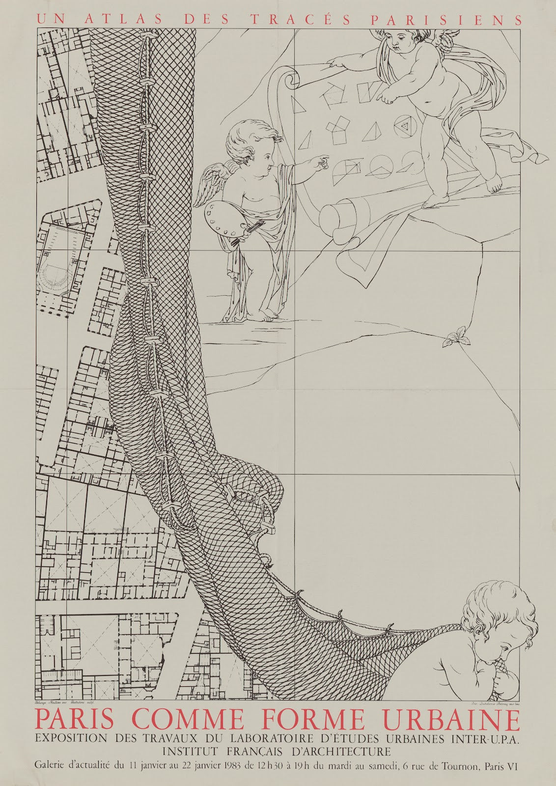Un atlas des tracés parisiens Paris comme forme urbaine Exposition des travaux d