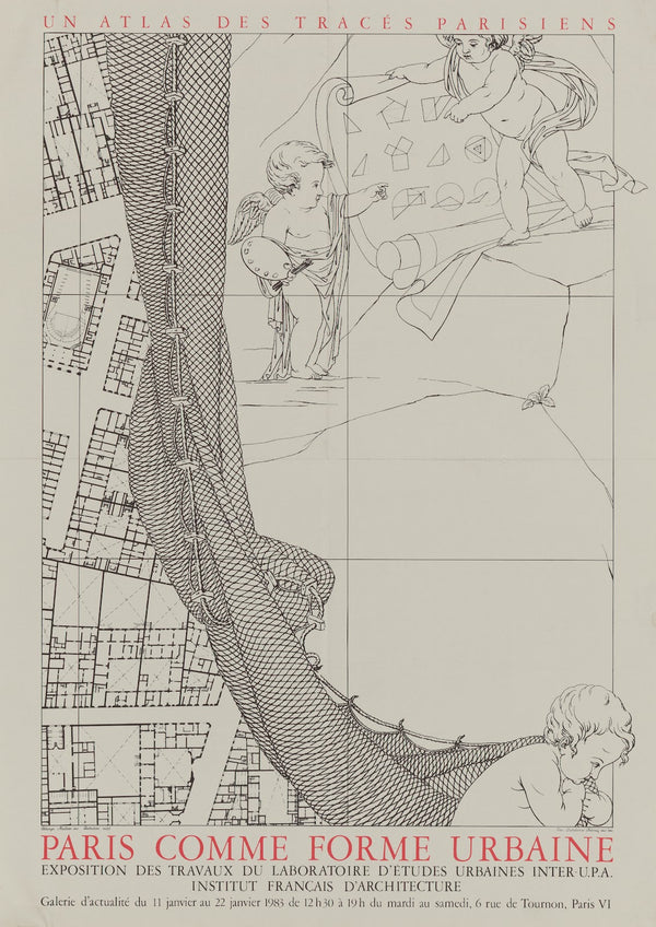 Un atlas des tracés parisiens Paris comme forme urbaine Exposition des travaux d
