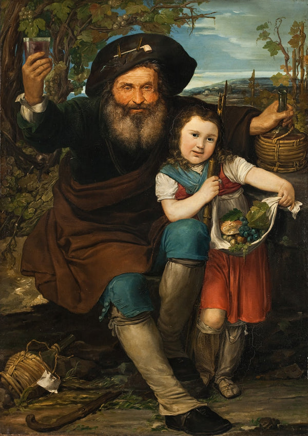 Italian Winegrower And His Daughter 1820 1838