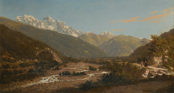 A View Of Mount Karaugom Caucasus