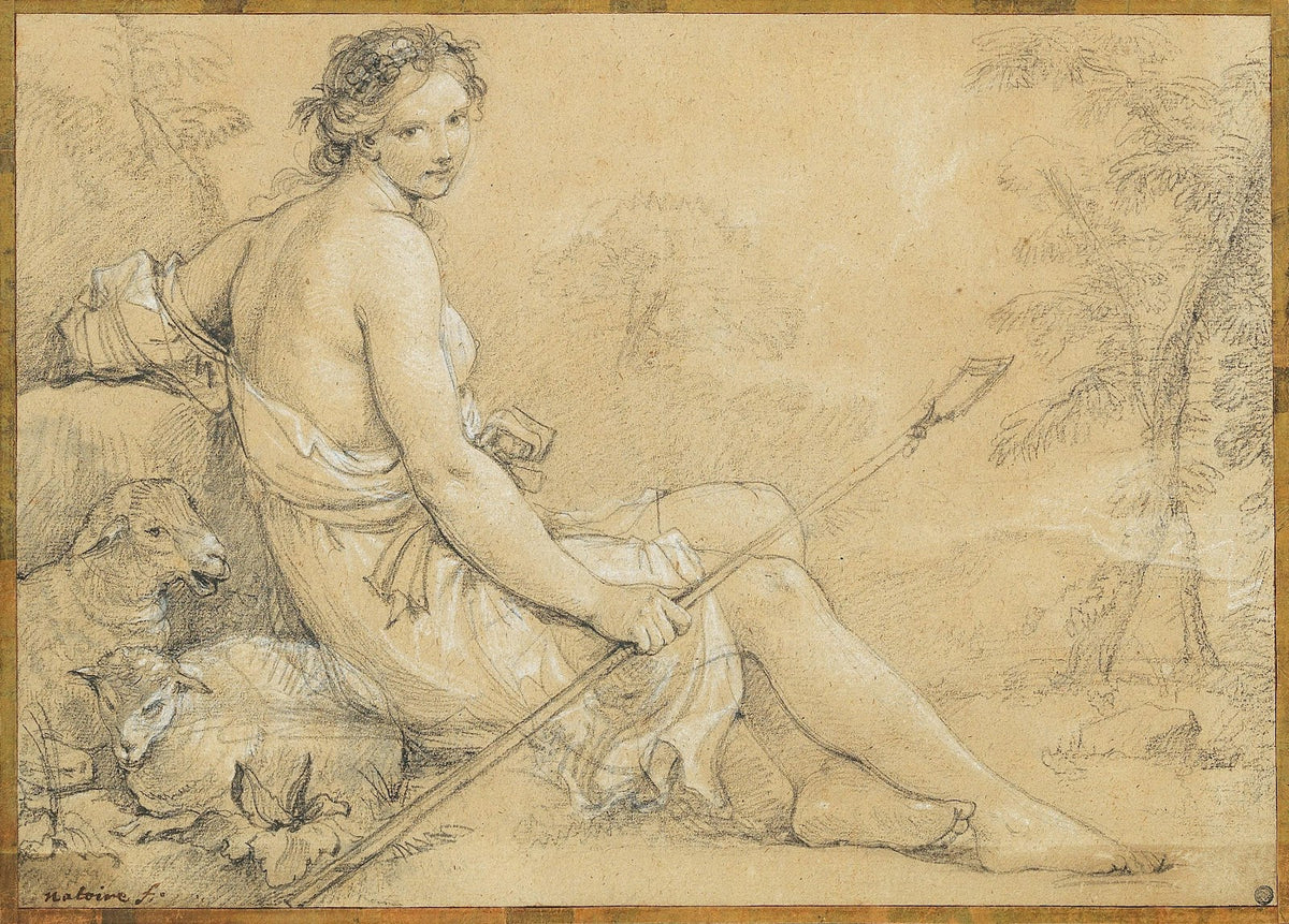 Diana as a young shepherdess