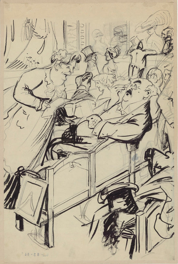 Scène de théâtre 1900 1913