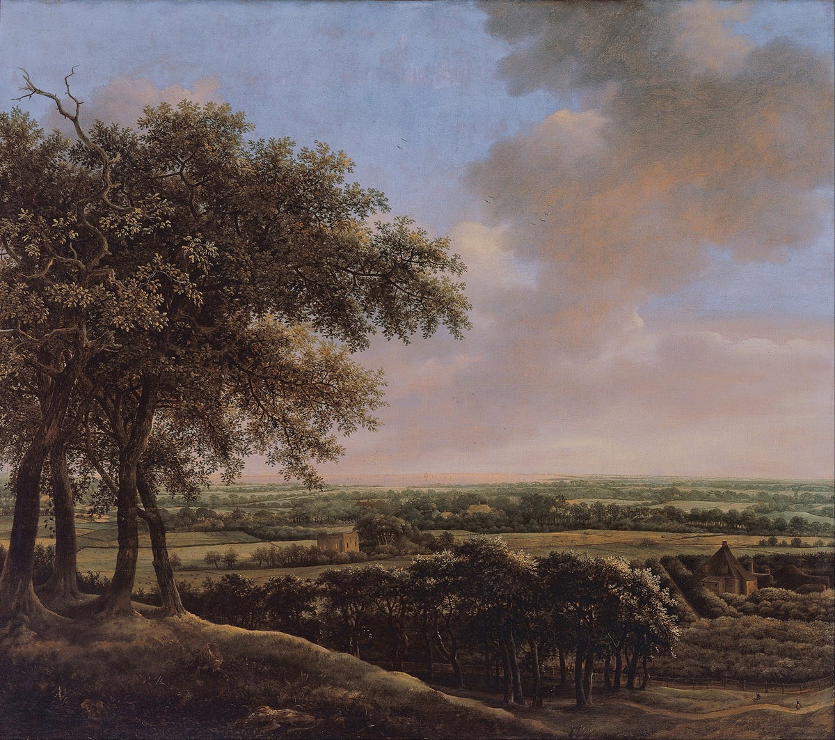 Landscape with Four Trees