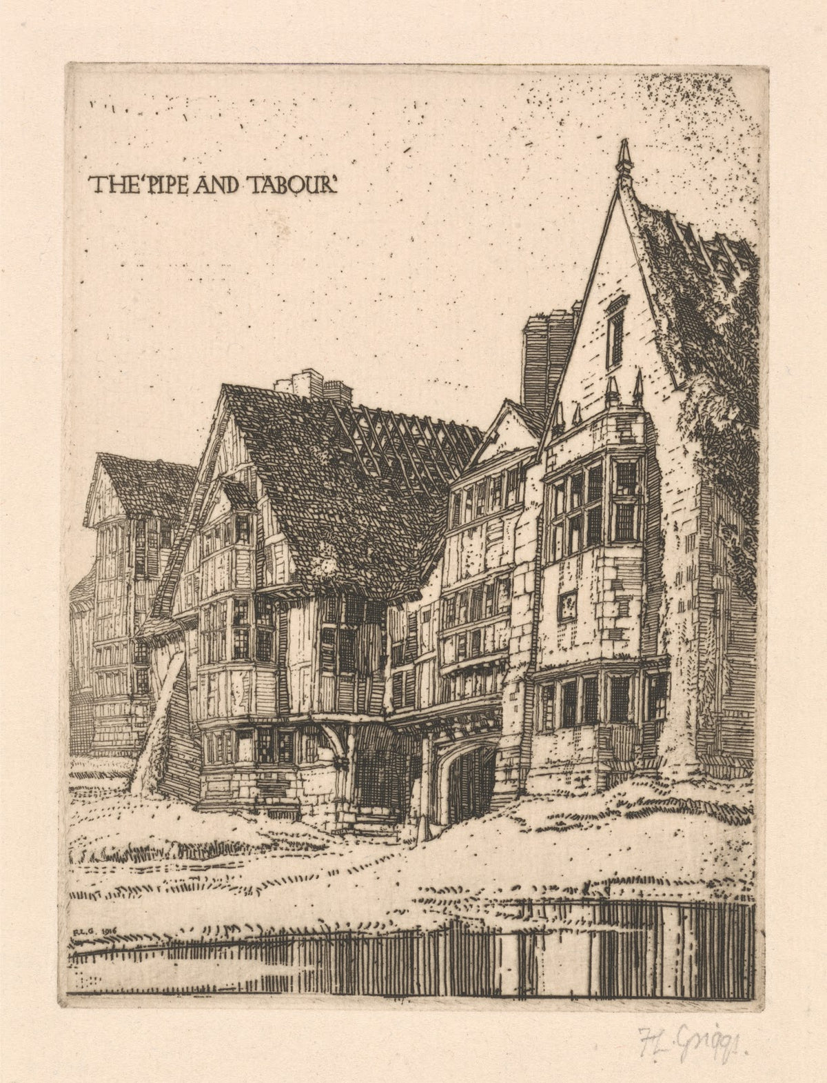 The Pipe and Tabour 1916