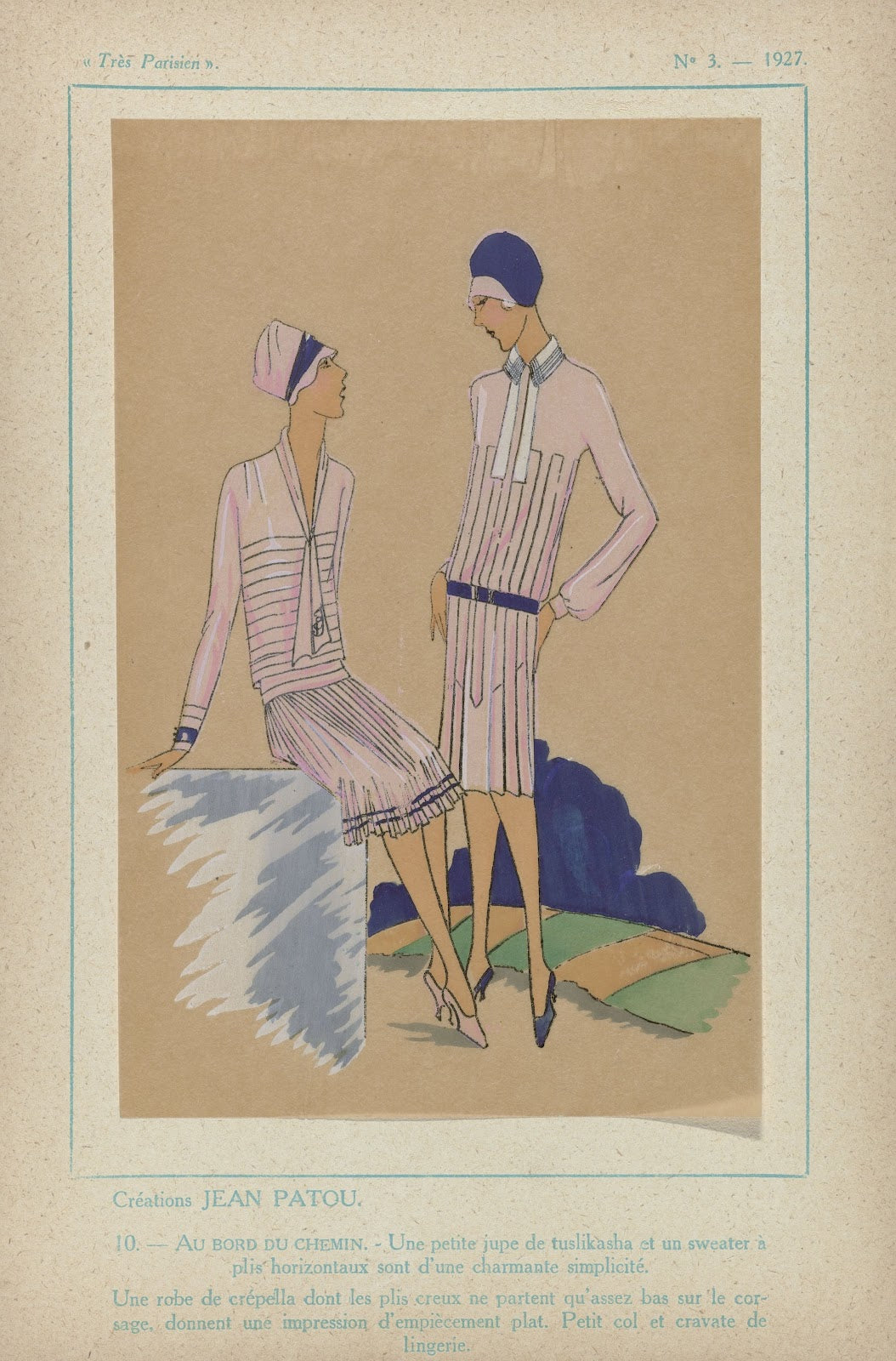Jean Patou  Au Bord Du Chemin 1927