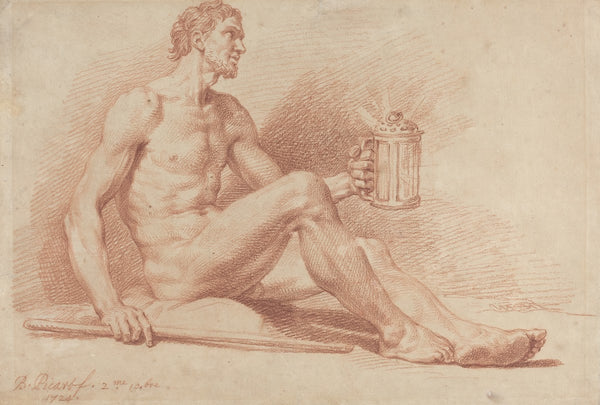 Male Nude with a Lamp Diogenes 1724
