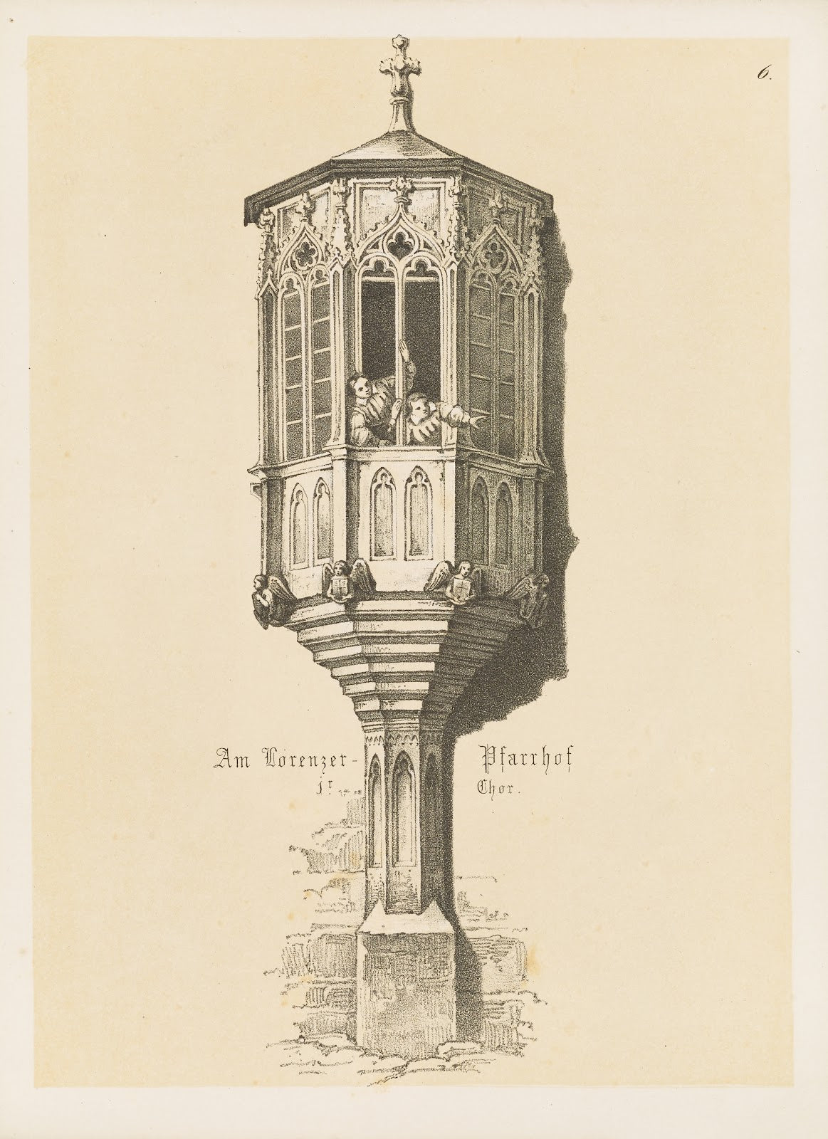 Die interessantesten Chorlein an Nurnbergs mittelalterlichen Gebauden Pl06 1850