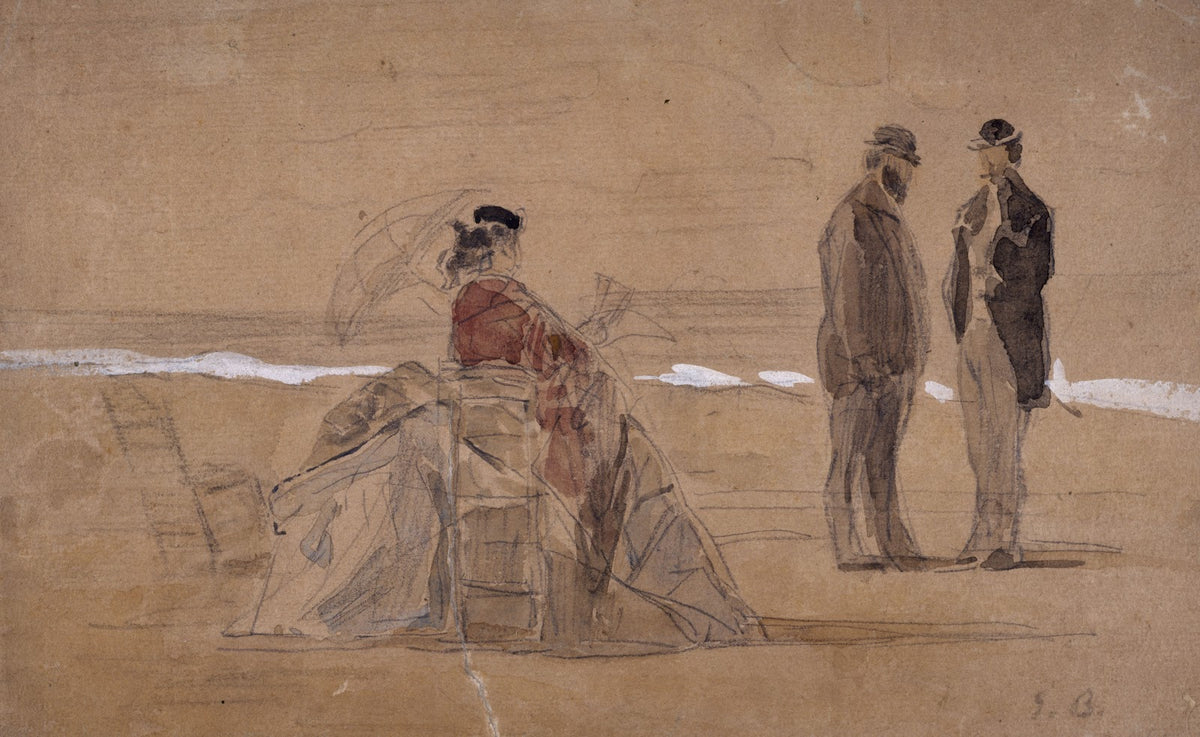 La plage 1865 1870