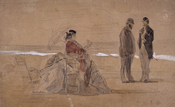 La plage 1865 1870
