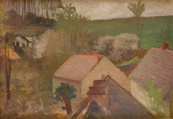 Countryside Landscape with Houses 1904 1908