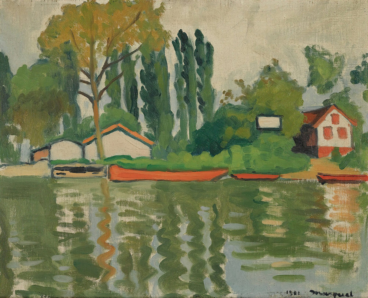 Les PeupliersÀ Villennes 1911