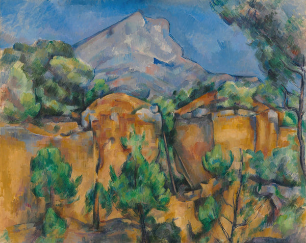 La Montagne Sainte Victoire vue de la carrière Bibémus circa 1897