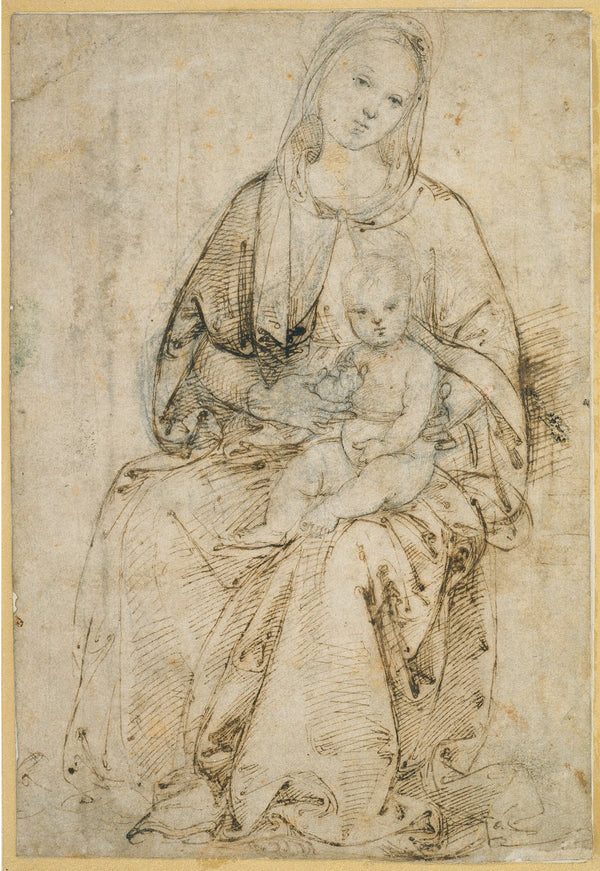 Seated Madonna and Child ca 1500 1502