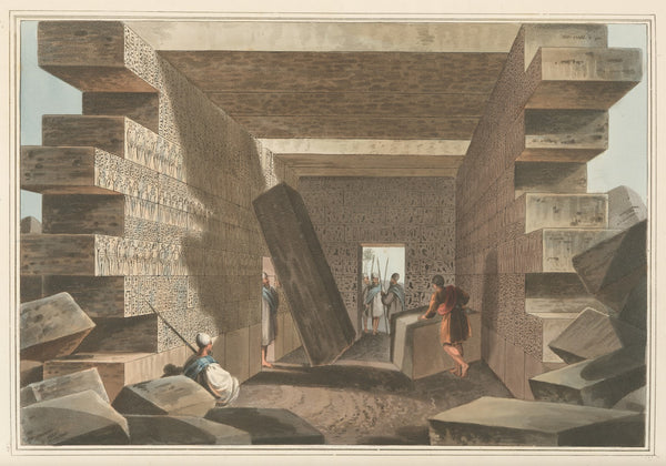 Interior of the Temple of Jupiter Ammon 1810