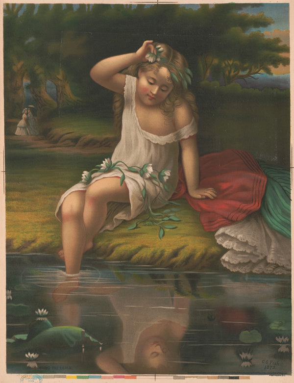 Among the lilies 1873