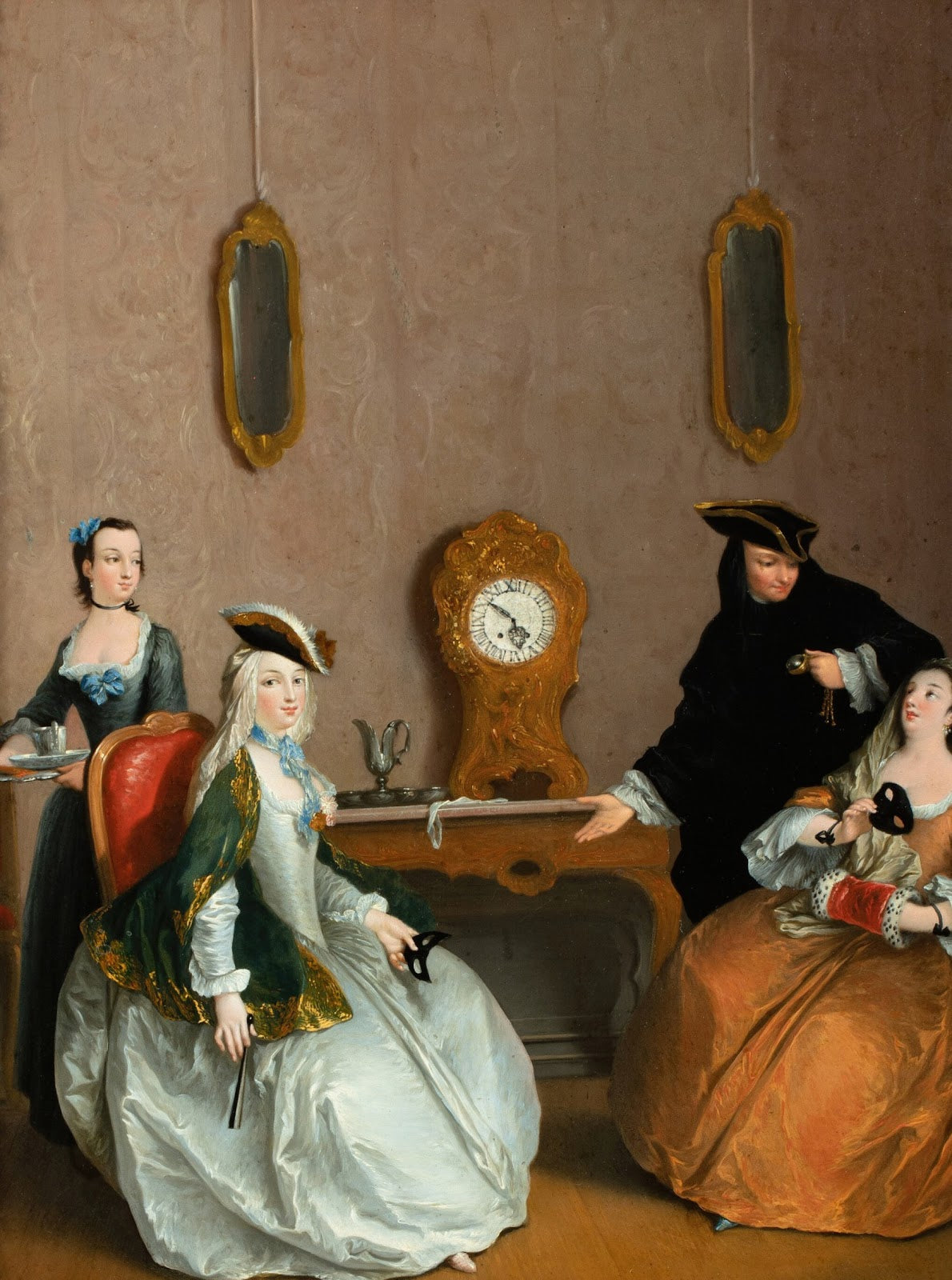 The hour of the masked ball 1780