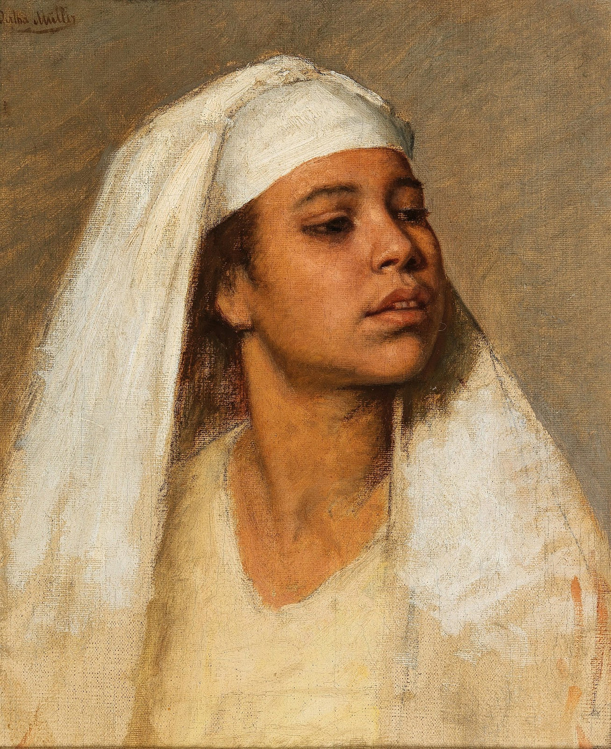 Portrait Of A Coptic Woman