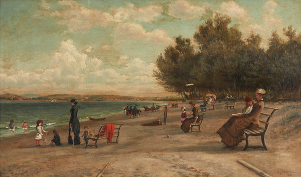 Beach Scene 1881
