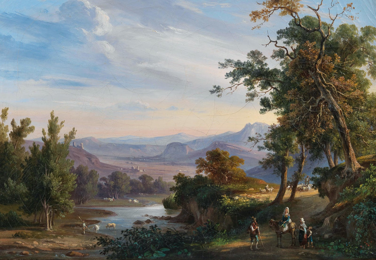A View of Lago Fucino