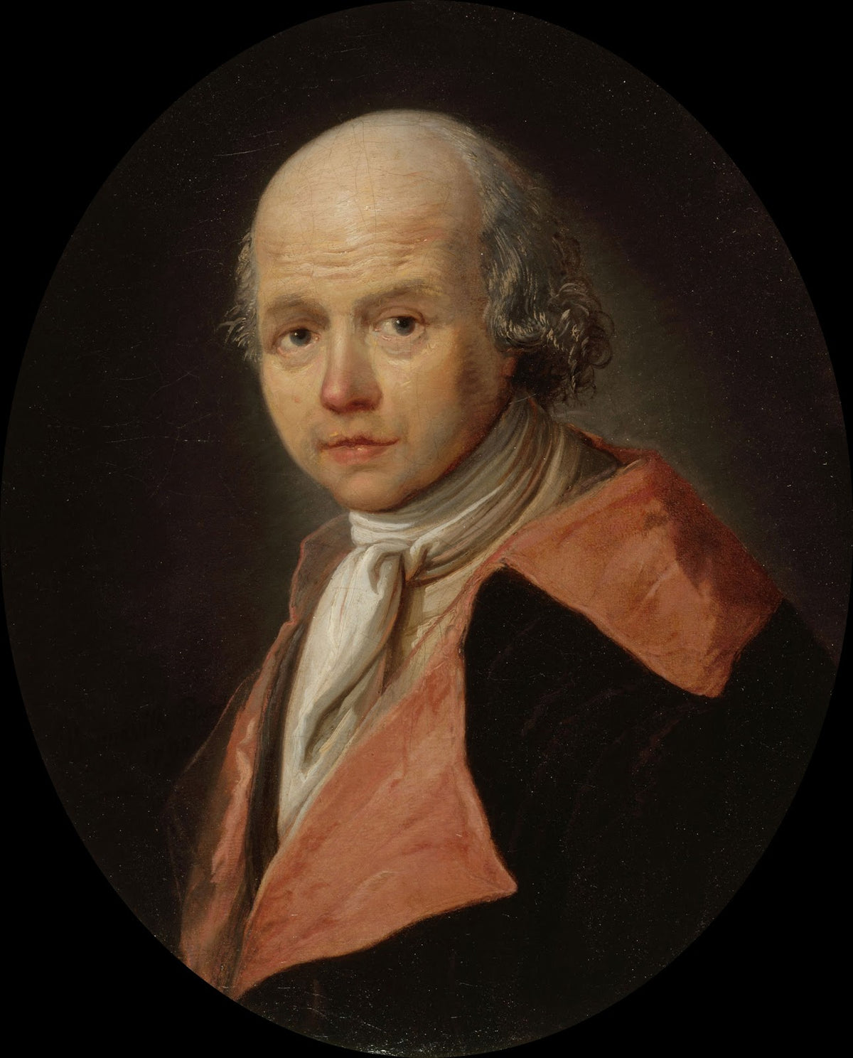 Portrait de labbé Athanase Auger 1734 1792 philologue et littérateur 1792