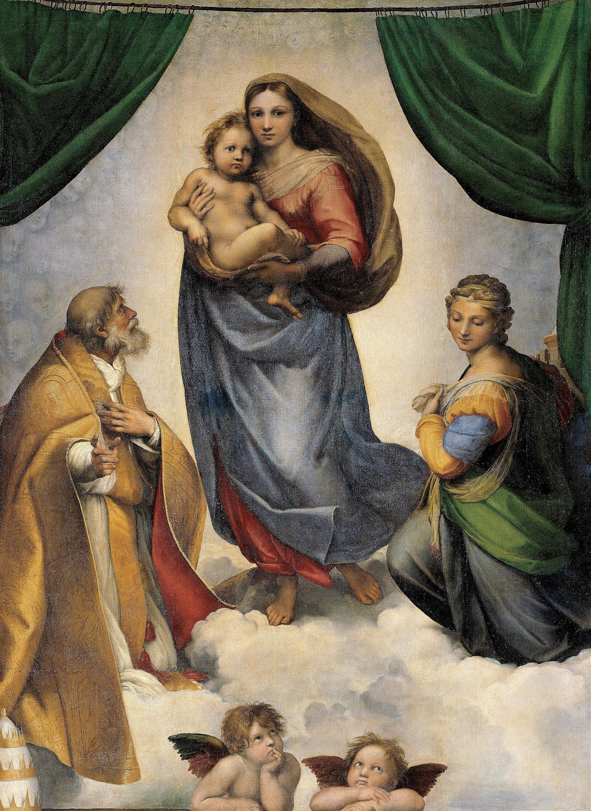 The Sistine Madonna between 1512 and 1513