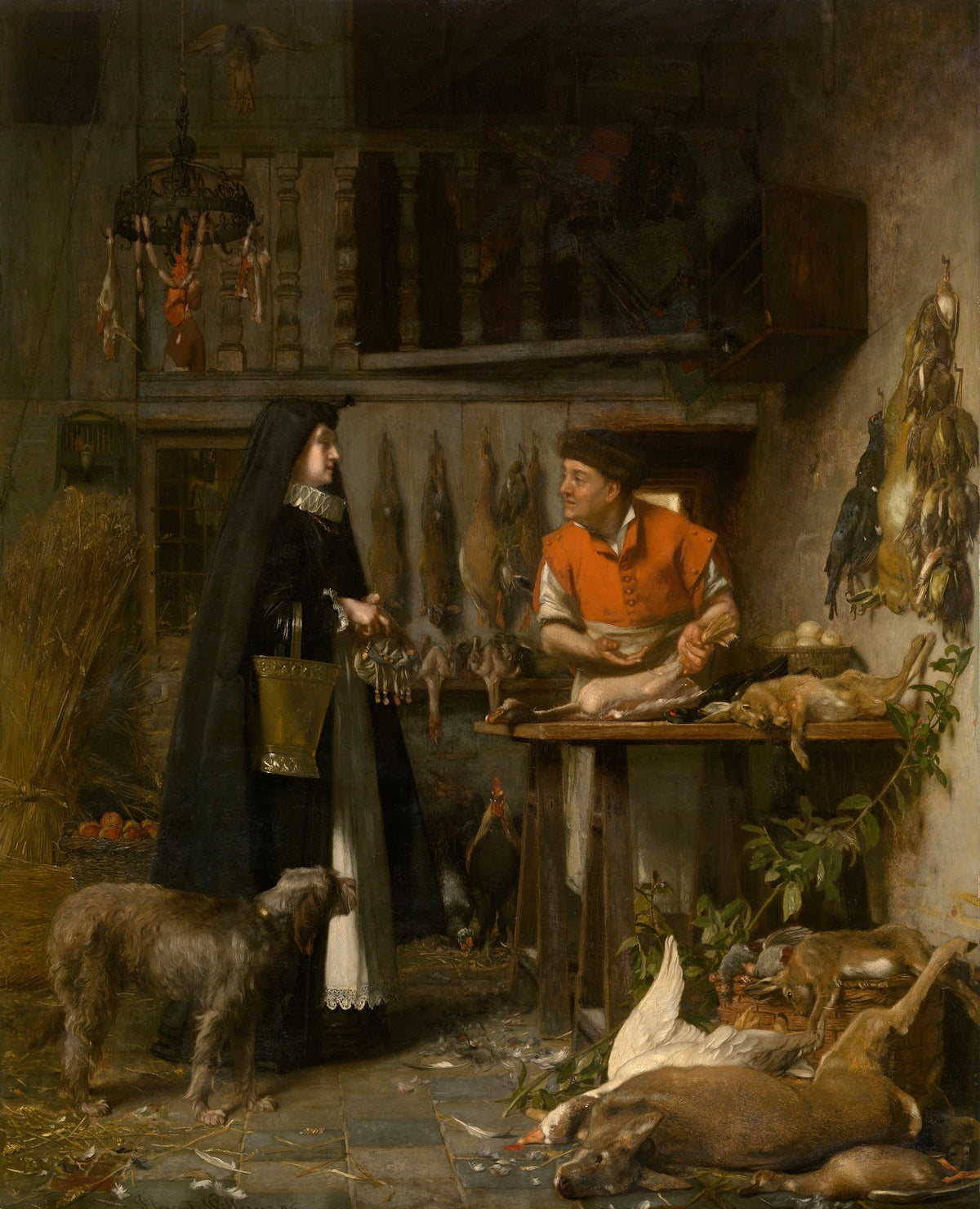 Market Scene in the 17th Century