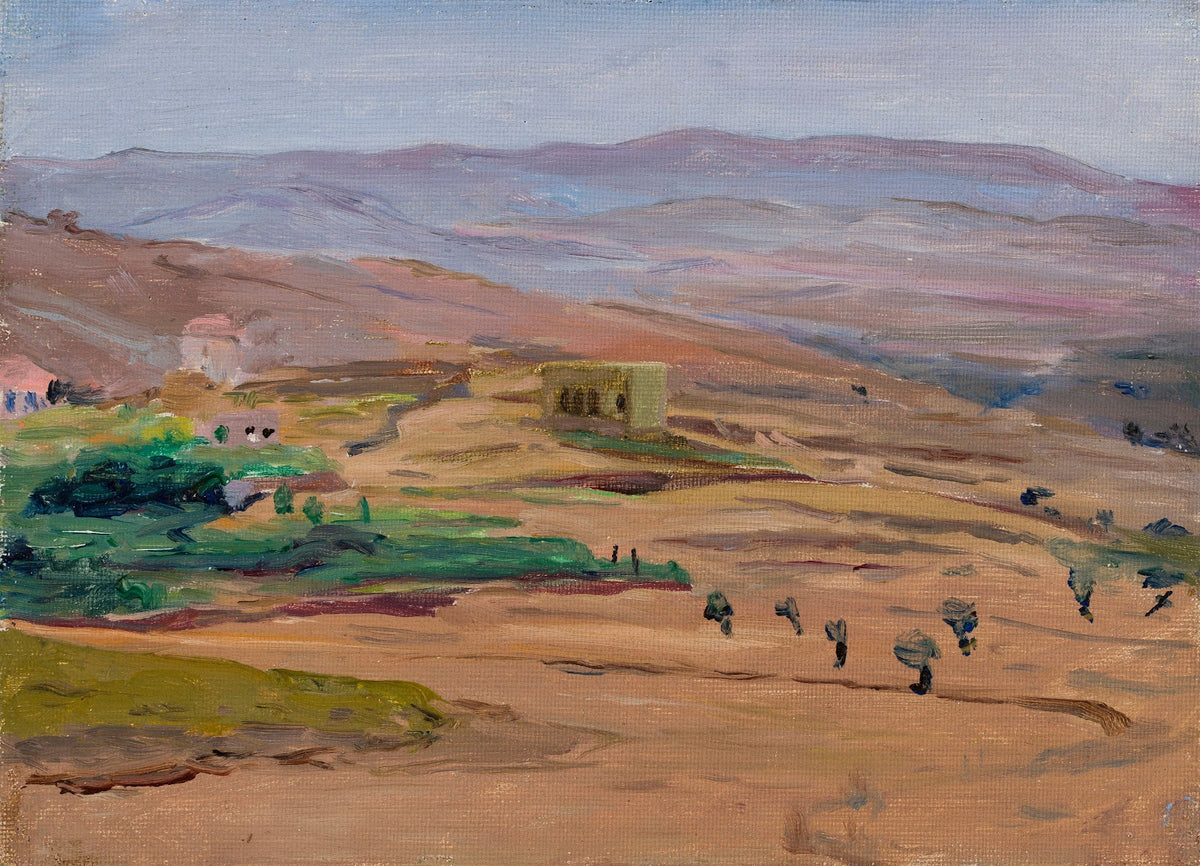 Desert near Damascus From the journey to Palestine 1901