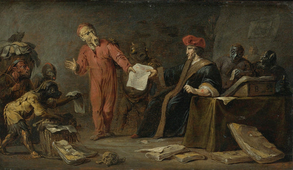Faust Selling His Soul To Mephistopheles