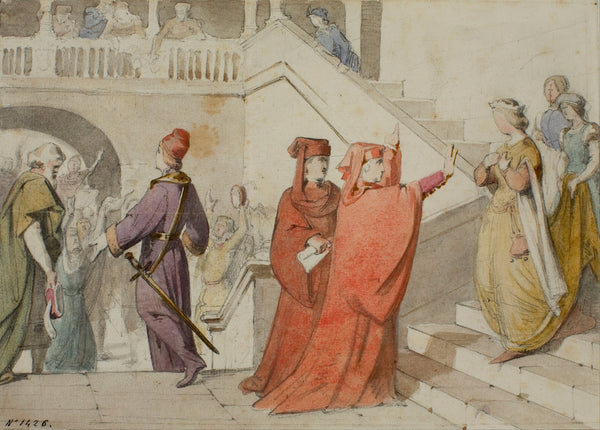 Queen Joana is Prevented from Accompanying the Prince of Viana to Barcelona circ