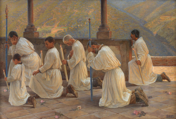 Bøn om regn Procession i Apenninerne 1894   1895