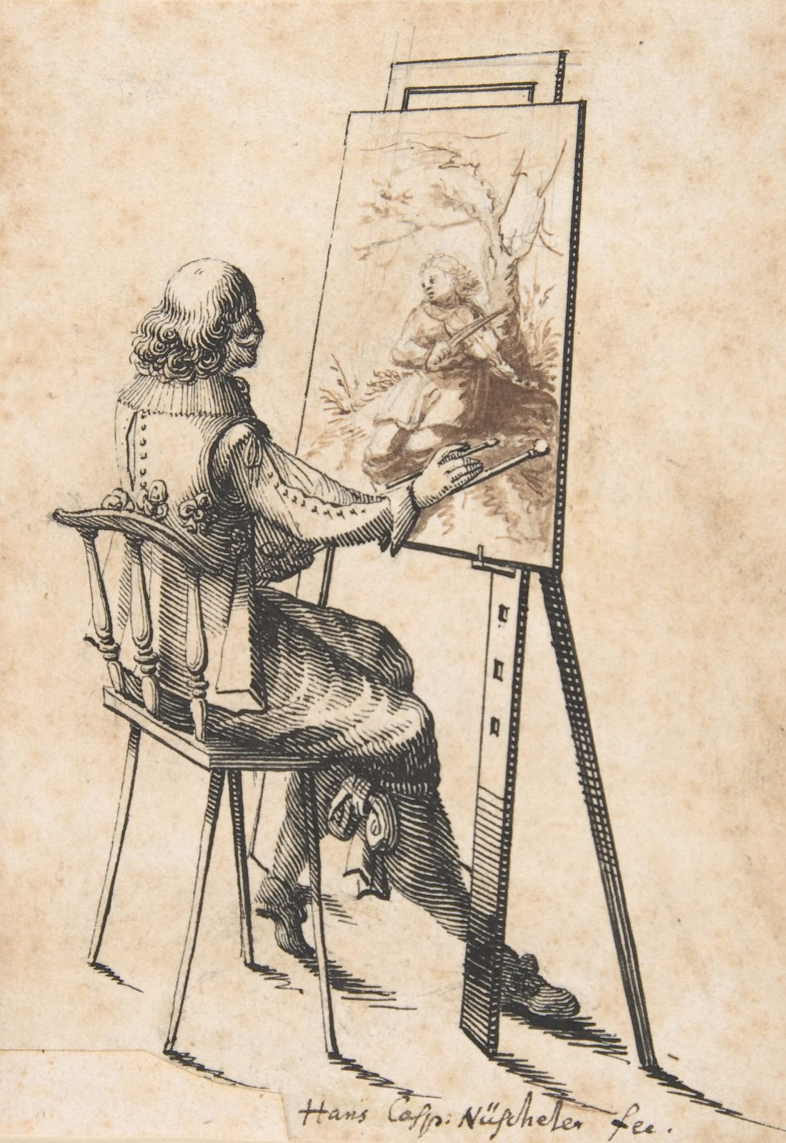 A Painter at his Easel 161552