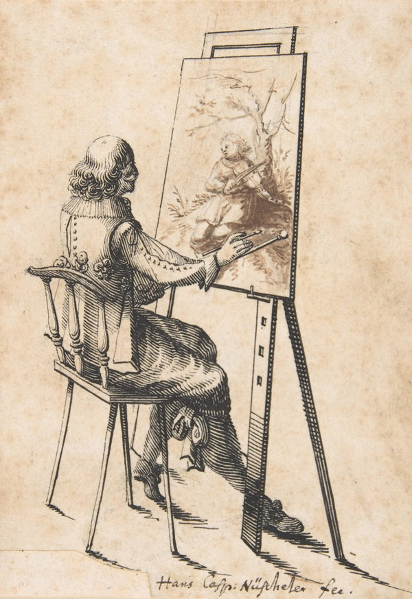A Painter at his Easel 161552