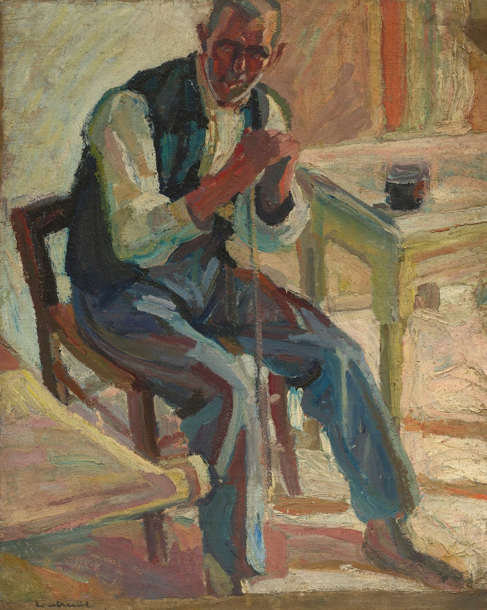 Homme assis 1915