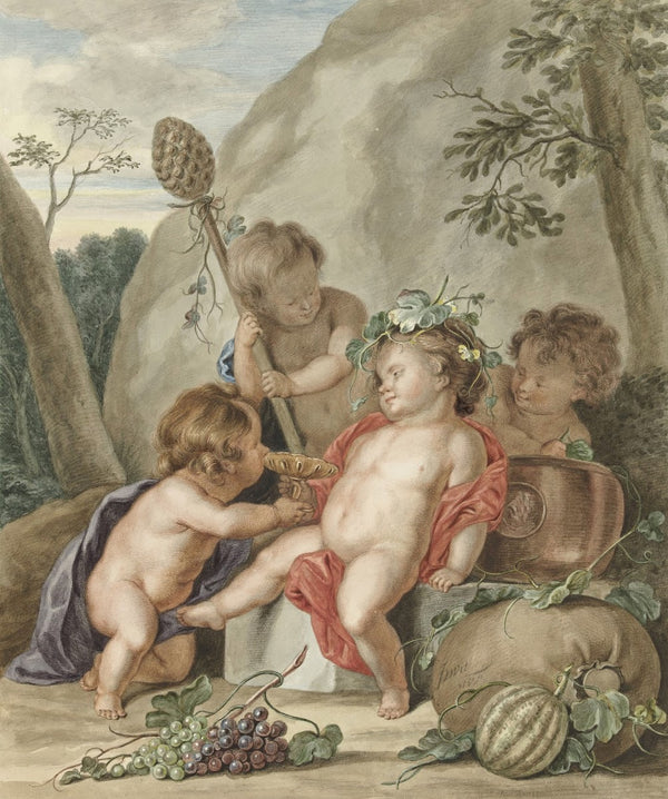 Kinderbacchanaal after Jacob de Wit 1751