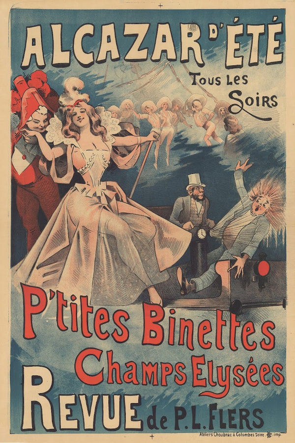 Alcazar d Eté tous les soirs Ptites binettes Champs Elysées Revue de PL Flers 18