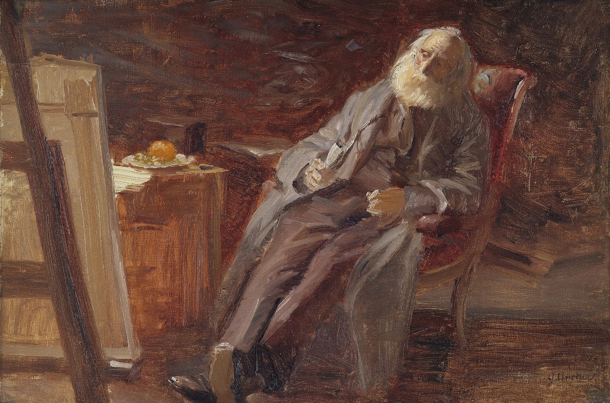 The Painter Vilhelm Kyhn Smoking his Pipe 1903