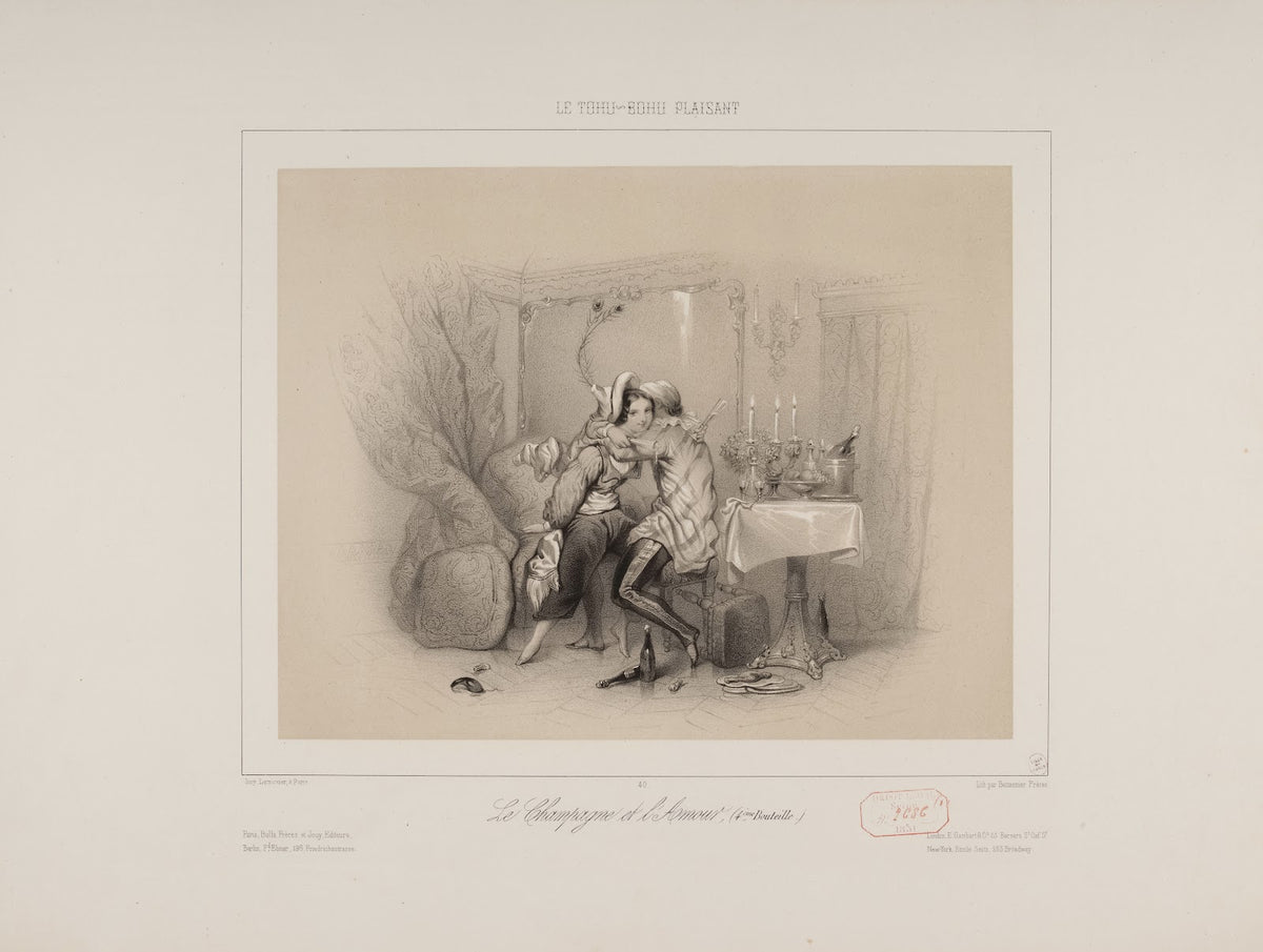 Le Champagne et lAmour 4ème Bouteille