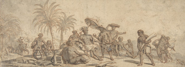 Scene of Africa early 17th century