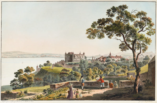 Vue de la Ville de Grandson