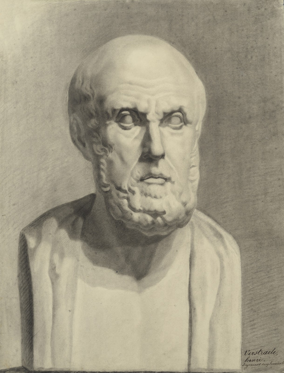 Bust of Hippocrates 1851