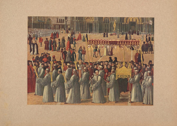Gentile Bellini Processione di S Marco 1910