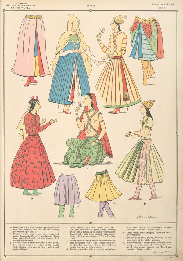 Persian  Skirts 1926 1927