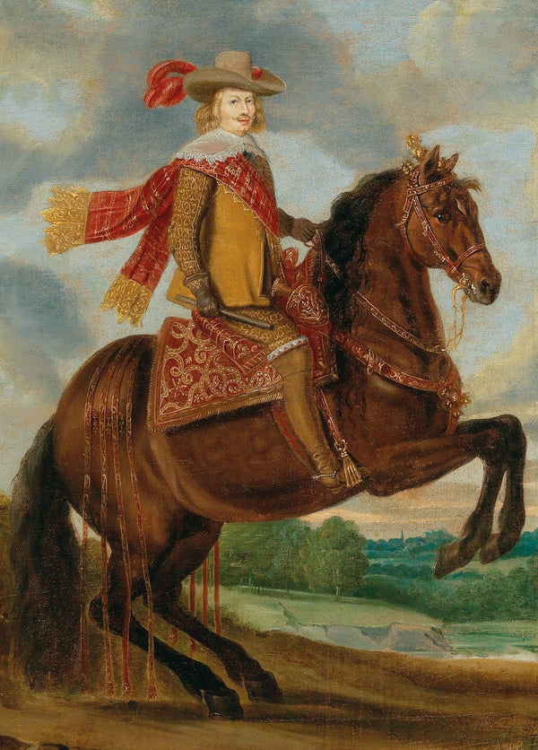 An Equestrian Portrait Of Cardinal Infant Ferdinand Of Austria 16101641