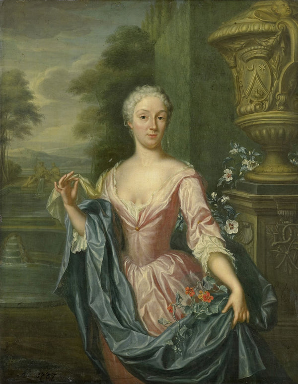 Portrait of Claudine van Royen born 1712 Wife of Pieter Teding van Berkhout 1757