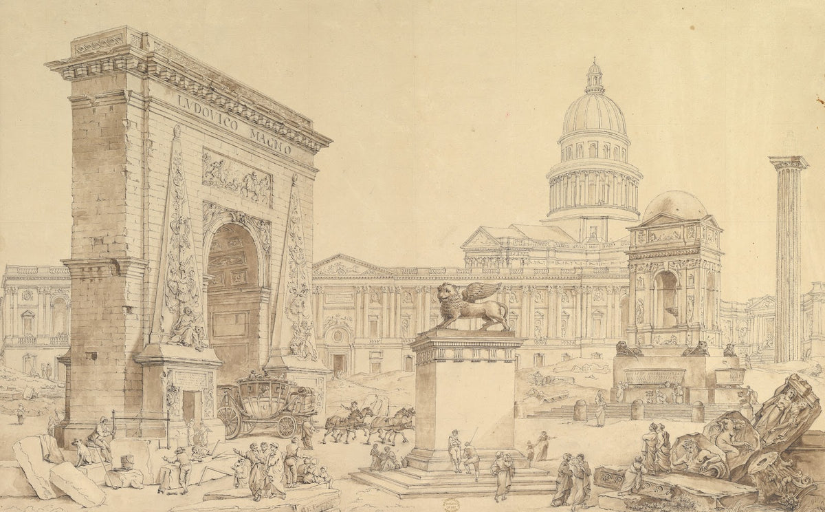 Monuments of Paris 18th century