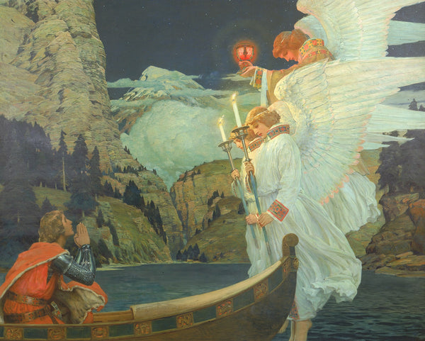 The Knight of the Holy Grail ca 1912
