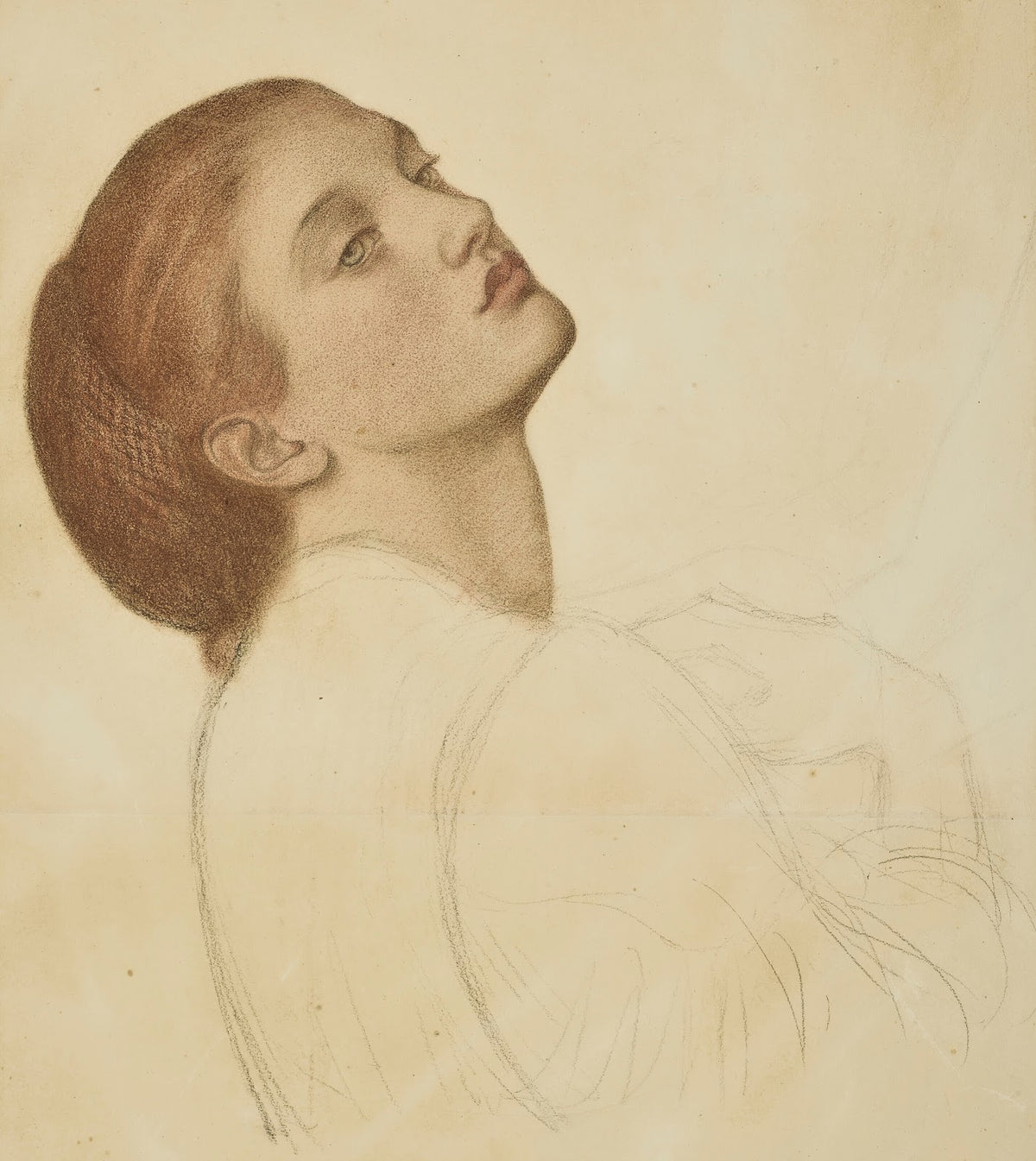 Study for Marigolds  The Bower Maiden Fleur de Marie circa 1873 1874