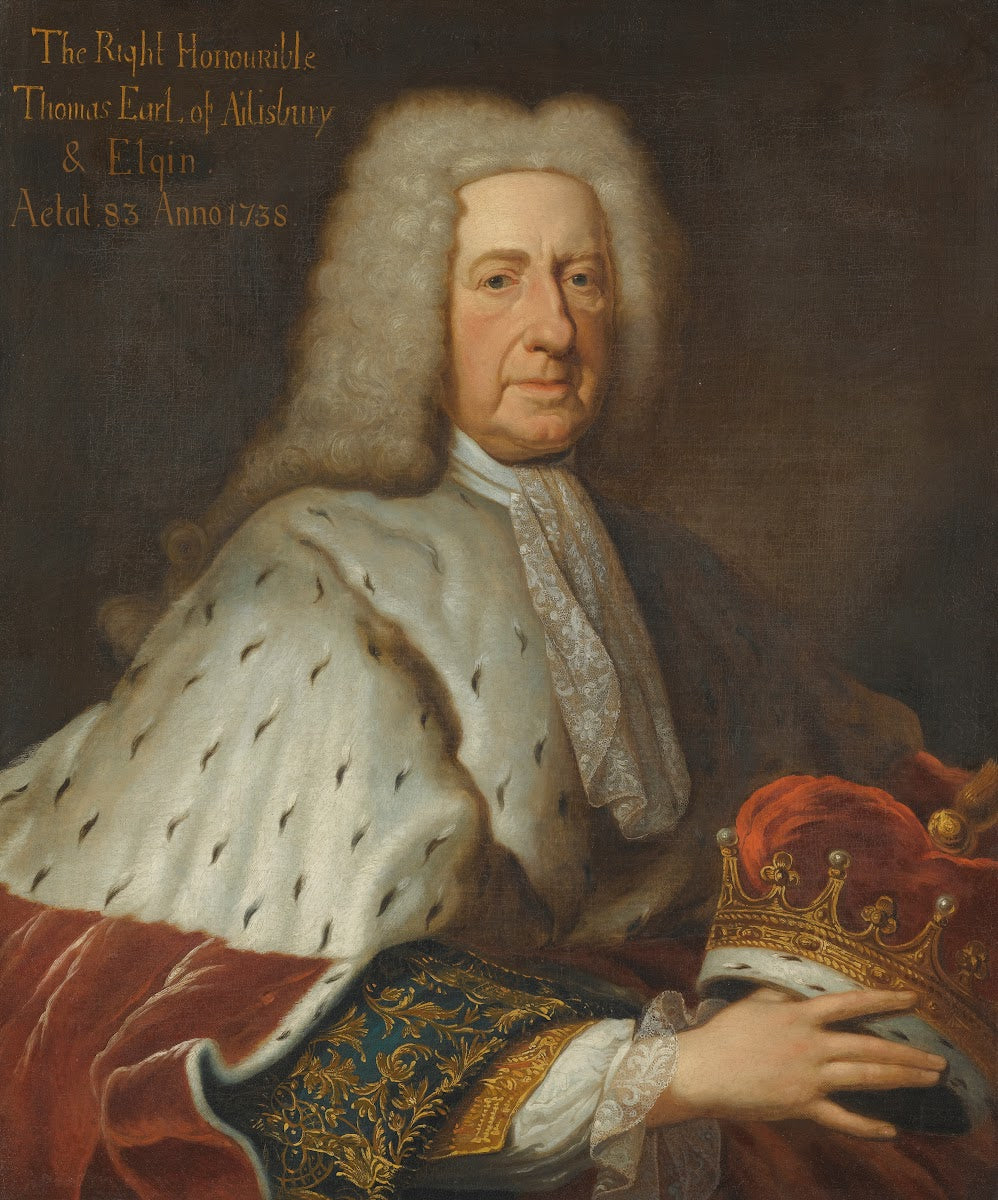 Portrait of Thomas Bruce 2nd Earl of Ailesbury 1739